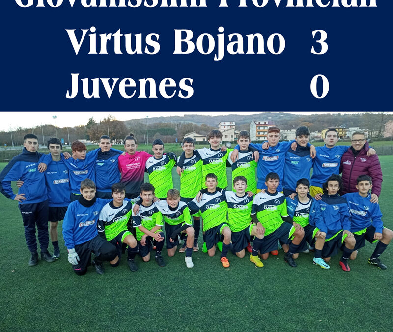 Giovanissimi Provinciali: Virtus Bojano vs Juvenes 3-0