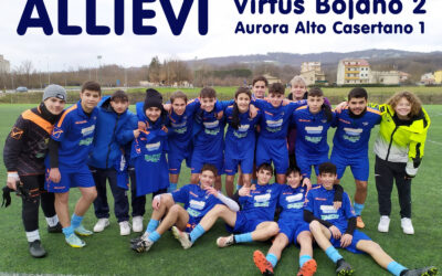 Allievi regionali: Virtus Bojano vs Aurora Alto Casertano 2-1