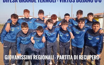 Giovanissimi regionali – Difesa grande Termoli – Virtus Bojano 0 – 0