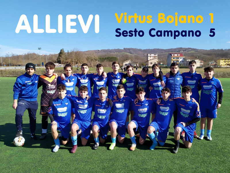 Allievi: Virtus Bojano – Sesto Campano 1-5