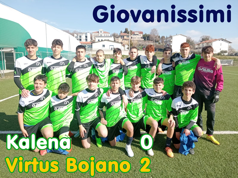 Giovanissimi: Kalena – Virtus Bojano 0 – 2