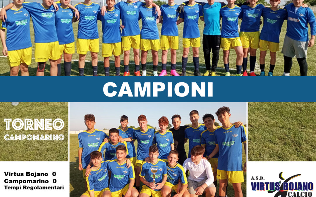 Torneo CAMPOMARINO – Vince la Virtus Bojano