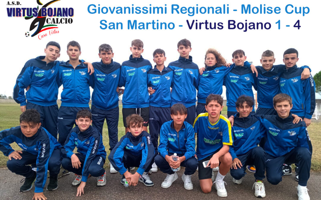 Giovanissimi Regionali – Molise Cup: San martino – Virtus Bojano 1 – 4