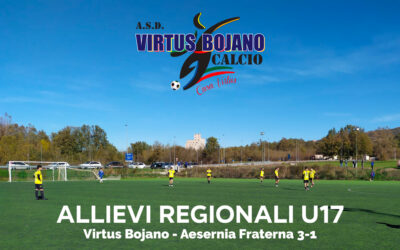 Allievi Regionali U17: Virtus Bojano – Aesernia Fraterna 3-1