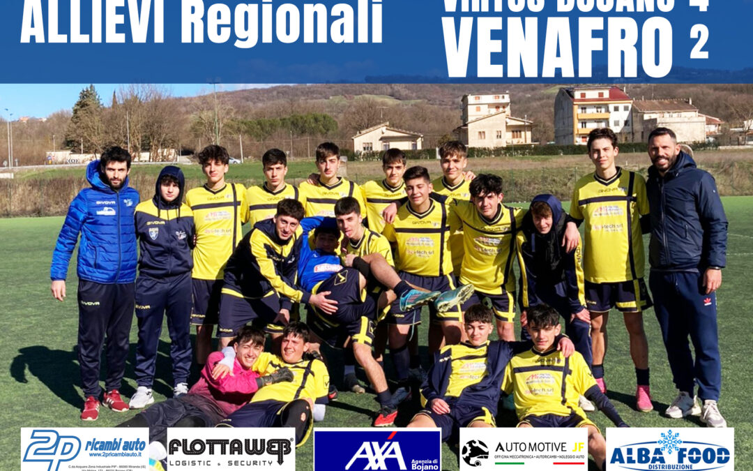Allievi Regionali: Virtus Bojano – Venafro 4-2