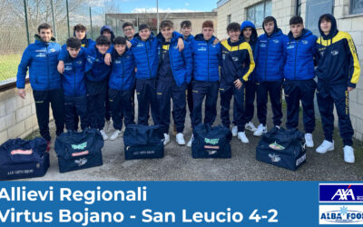 Allievi regionali: Virtus Bojano-San Leucio 4-2